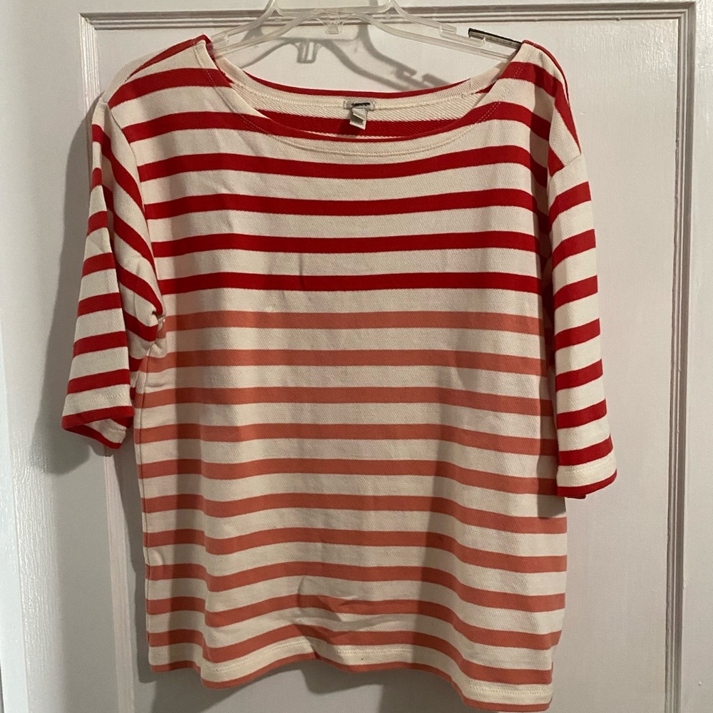 Ombré Striped Jcrew Top